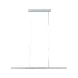 LED Pendelleuchte LENTO DIM, Up/Down, 230V, 42W 2700K 1800lm, dimmbar, Alu / Kunststoff, Chrom matt