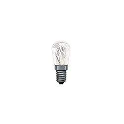 Birnenlampe Backofen, 230V, E14, 300°, klar, 15W