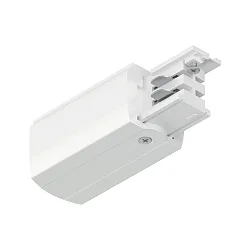 Zubehör für ProRail3 3-Phasen-Stromschiene - Endeinspeiser rechts, 230V, Metall / Kunststoff, Weiß