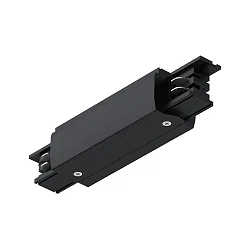 Zubehör für ProRail3 3-Phasen-Stromschiene - Mitteleinspeiser, 230V, Metall / Kunststoff, Schwarz