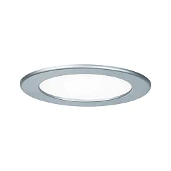 LED Einbauleuchte QUALITY PREMIUM PANEL LED, rund, IP44, 1x12W, 4000K, 230V, 170mm, Chrom matt