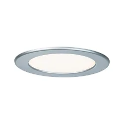 LED Einbauleuchte QUALITY PREMIUM PANEL LED, rund, IP44, 1x12W, 2700K, 230V, 170mm, Chrom matt