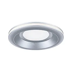 LED Einbauleuchte SORMUS, 100°, Einzelspot, rund, 6,5W, 3000K, 560lm, IP65, chrom matt