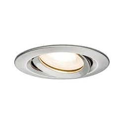 1er-Set Outdoor Einbau-Downlight NOVA, IP65, rund, inkl. GU10 LED 7W 2700K 460lm 36°, schwenkbar, Eisen