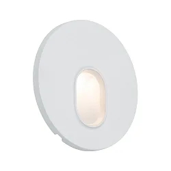 Wandeinbauleuchte WALL, rund, 230V, 1.7W 2700K 107lm, Weiß