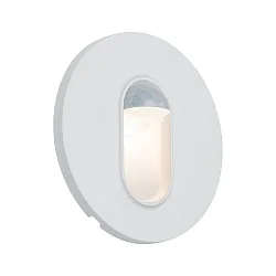 Wandeinbauleuchte WALL, rund, 230V, 1.7W 2700K 107lm, Weiß, 2.7W mit Bewegungssensor