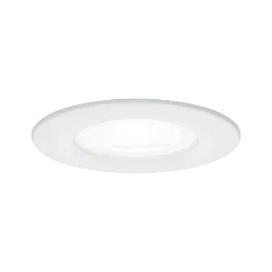 Einbauspot LED NOVA, IP44, starr, 230V, inkl. GU10 6.5W 4000K 450lm 36°, Weiß matt