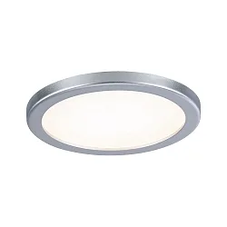 LED Einbau-Panel AREO VariFit ON-OFF, IP44/20, rund, Ø 11.8cm, schaltbar, 8W 3000K 550lm, chrom matt