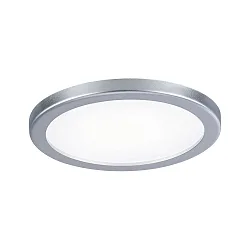LED Einbau-Panel AREO VariFit ON-OFF, IP44/20, rund, Ø 11.8cm, schaltbar, 8W 4000K 550lm, chrom matt