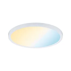 LED Einbau-Panel AREO VariFit ZigBee TW, IP44/20, rund, Ø23cm, 18W 3000-6500K (Tunable White) 1400lm, dimmbar, weiß matt