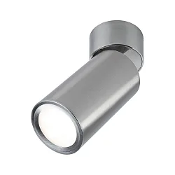 ceiling luminaire TURNAL COIN, brushed iron dimmable