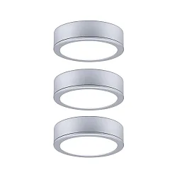 LED Unterschrankleuchte Set PUKK 3er-Set, 3W, 2700K, 210lm, chrom matt