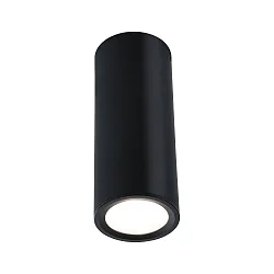 recessed luminaire BARREL COIN LED rigid LED IP20, black matt dimmable 6W 470lm 2700K CRI 80-89