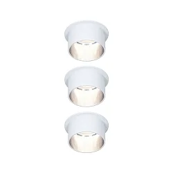 3er-Pack LED Einbauleuchte GIL Coin 3StepDim, IP44, rund, starr, 230V, 6W 2700K 470lm, 3step dimmbar