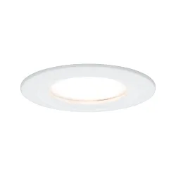 LED Einbauleuchten-Set NOVA COIN, IP23, rund, starr, inkl. Modul 6.5W 2700K 460lm 100°, 3step dimmbar, Weiß matt