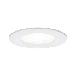 Paulmann Recessed luminaire Nova, IP44, round, set of 1, excl. lamp, max. 35W, GU10