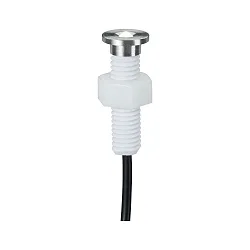 5er-Set PLUG & SHINE Einbauleuchte MicroPen II, IP67, 24V DC, 5x 0.22W 3000K 1.8lm 22°, begehbar bis 130kg, starr, Edelstahl