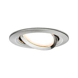 1er-Set LED Einbauleuchte NOVA PLUS COIN, IP23, rund, 6.8W 2700K 425lm, dimmbar, Eisen