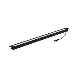 PLUG & SHINE Einbau-Lichtleiste, IP67, 90cm, Einbau, 24V, 8W 3000K 875lm, Anthrazit