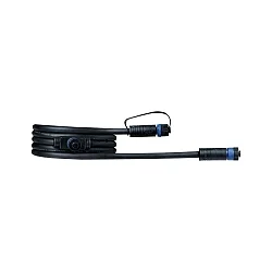 Plug&Shine Kabel IP68 mit 3 Anschlussbuchsen Schwarz, 2m