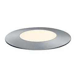 PLUG & SHINE Boden-Einbauleuchte FLOOR MINI, IP65, 55mm, Ø 5.5cm, 3x 2.5W 3000K, Silber