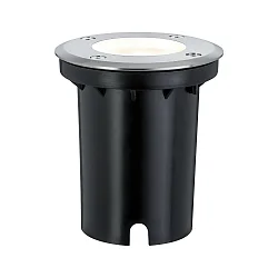 Boden-Einbauleuchte IP67, inkl. GU10 LED 3.5W 300K 230lm 38°, befahrbar bis 500kg,  starr, Edelstahl