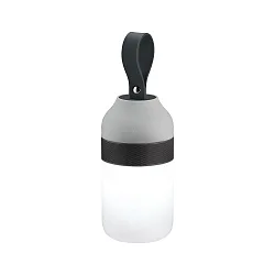 Mobile Tischleuchte CLUTCH SOUND, IP65, 5V ladbar mit USB, 1.5W 3000K, mit Lautsprecher, dimmbar
