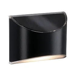 solar wall luminaire ELLIOT with brightness sensor IP44, anthracite 