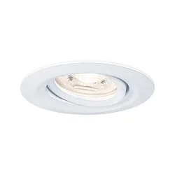 LED Recessed luminaire NOVA MINI with Module COIN, swivelling, 4W 2700K 310lm, white matt