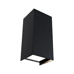 LED Außenwandleuchte FLAME, Up&Down, IP44, 230V, Aluminium, Dunkelgrau, Höhe 22cm, 2x6W 3000K 2x710lm 105°