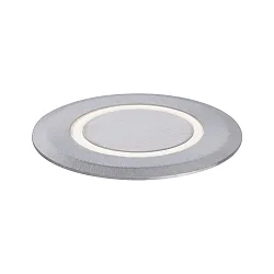 Outdoor LED Boden-Einbauleuchte HOUSE, IP67, Ø 5cm, mit Licht-Ring, 230V, befahrbar bis 500kg, 2W 3000K 20lm 120°