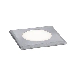 Outdoor LED Boden-Einbauleuchte HOUSE, IP65, 5 x 5 cm, mit Licht-Punkt, 230V, 2W 3000K 20lm 120°, begehbar, Edelstahl