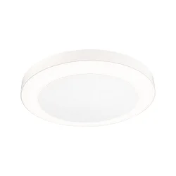 Outdoor LED Wand-/Deckenleuchte CIRCULA SENSOR, IP44, Ø 32cm, 230V, 10W 3000K 1800lm, mit  PIR-Sensor, weiß