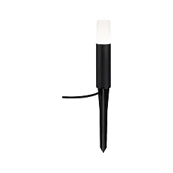 PLUG & SHINE Spießleuchte FLAREA, IP65, 24V, 3W 3000K 280lm, dimmbar, Metall, Schwarz, 20cm