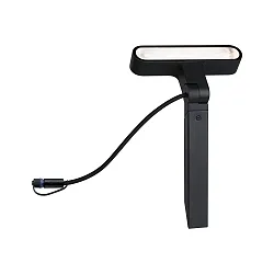 LED Spot PLUG&SHINE ITO, IP65, 7W, 3000K, horizontal, dimmbar, anthrazit