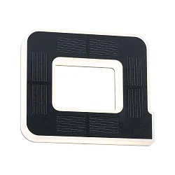 illuminated house number IP44, black 