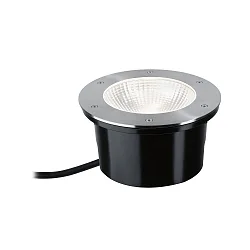 Outdoor LED Boden-Einbauleuchte DUREA, IP67, 230V AC, dimmbar, befahrbar bis 2t, Edelstahl, Ø 21.3cm, 12.5W 3000K 870lm 60°