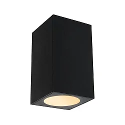 LED Außenwandleuchte FLAME, IP44, Up or Down, 1-flammig, 230V, schaltbar, Aluminium, 5.2W 2200K 265lm 75°, Goldlicht
