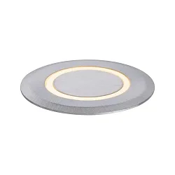 Outdoor LED Boden-Einbauleuchte LED GOLD LIGHT RING, IP67, Ø 5cm, 230V, 2.2W 2200K 15lm 120°, belastbar bis 500kg, Edelstahl