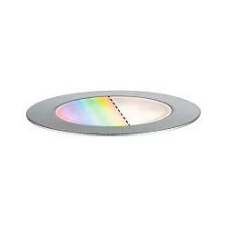PLUG & SHINE LED Boden-Einbauleuchte FLOOR ZIGBEE, IP67, Ø 7cm, 2W RGB + 3000-6500K 90°, dimmbar, Edelstahl
