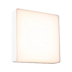 outdoor wall luminaire AZALENA PIR with sensor IP44, transparent, white 