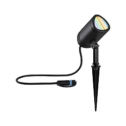 LED Erdspiessleuchte PLUG&SHINE SHIRA, 6,5W, 2000-6500K, 250lm, IP65, rgbw, dimmbar Zigbee