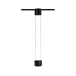 1-Phasen LED Pendelleuchte URAIL ALDAN, Linsenoptik, 230V, 13W 2700K, dimmbar, Weiß / Schwarz