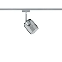 1-Phasen Strahler URAIL BLOSSOM, G9 max. 10W (exkl.), Chrom matt, Rauchglas