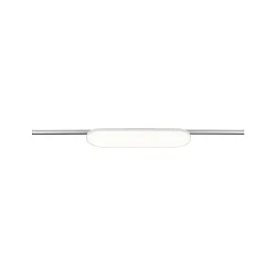 1-Phasen LED Panel URAIL DECK, oval, 52 x 12cm, 230V, 13.5W 3000K, Metall, dimmbar, Weiß