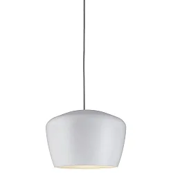 URail Metallschirm POM 2Easy für Pendelleuchten, Ø 35cm / H 24cm, max. 20W, Weiß matt