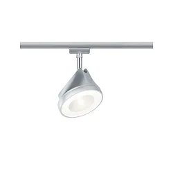 1-Phasen LED Schienenspot URAIL ARENA, 230V, 15W 2700K 1180lm 84°, dimmbar, Metall, Chrom matt / Chrom