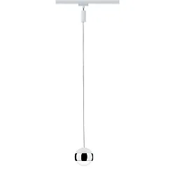1-Phasen LED Pendelleuchte URAIL CAPSULE II, 6W 2700K 420lm, dimmbar, Weiß