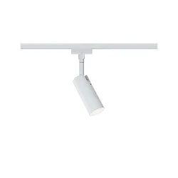 1-Phasen LED Schienenspot URAIL TUBO, 230V, 5W 3000K 415lm, Metall / Kunststoff, Weiß