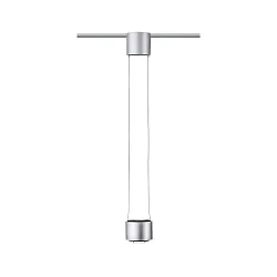 1-Phasen LED Pendelleuchte URAIL ALDAN, Linsenoptik, 230V, 13W 2700K, dimmbar, Chrom matt / Schwarz